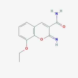 8-ethoxy-2-imino-2H-chromene-3-carboxamide