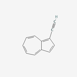 molecular formula C12H8 B3055836 1-Ethynylazulene CAS No. 67237-55-2