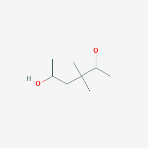5-Hydroxy-3,3-dimethylhexan-2-one