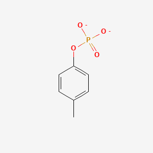 molecular formula C7H7O4P-2 B3055840 Phosphoric acid, mono(4-methylphenyl) ester CAS No. 6729-45-9