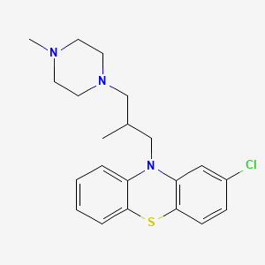 Phenothiazine, 2-chloro-10-(2-methyl-3-(4-methyl-1-piperazinyl)propyl)-