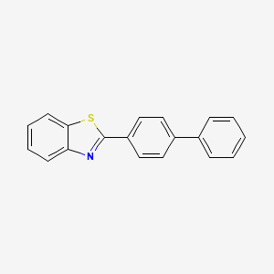molecular formula C19H13NS B3055849 2-Biphenyl-4-YL-benzo[D]thiazole CAS No. 67362-98-5