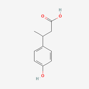 molecular formula C10H12O3 B3055852 3-(4-Hydroxyphenyl)butanoic acid CAS No. 6739-21-5