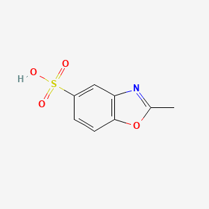 molecular formula C8H7NO4S B3055883 5-Benzoxazolesulfonic acid, 2-methyl- CAS No. 6764-43-8