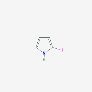 molecular formula C4H4IN B3055884 1H-Pyrrole, 2-iodo- CAS No. 67655-27-0
