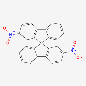 molecular formula C25H14N2O4 B3055886 9,9'-Spirobi[9H-fluorene], 2,2'-dinitro- CAS No. 67665-46-7