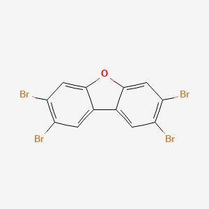 molecular formula C12H4Br4O B3055897 2,3,7,8-Tetrabromodibenzofuran CAS No. 67733-57-7