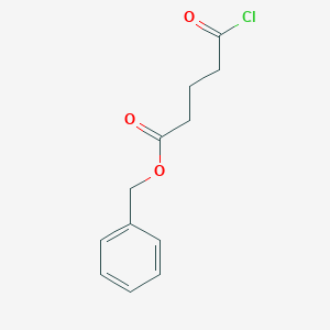 molecular formula C12H13ClO3 B3055918 Benzyl 5-chloro-5-oxopentanoate CAS No. 67852-85-1