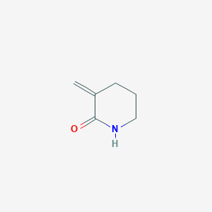 molecular formula C6H9NO B3055955 3-Methylenepiperidin-2-one CAS No. 68074-14-6