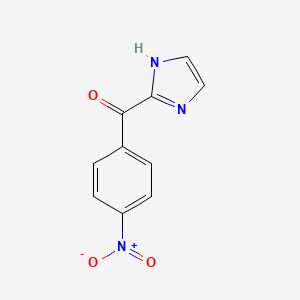 B3055958 Methanone, 1H-imidazol-2-yl(4-nitrophenyl)- CAS No. 68090-13-1