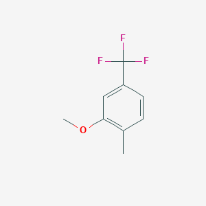 molecular formula C9H9F3O B3055961 2-Methyl-5-(trifluoromethyl)anisole CAS No. 681035-94-9