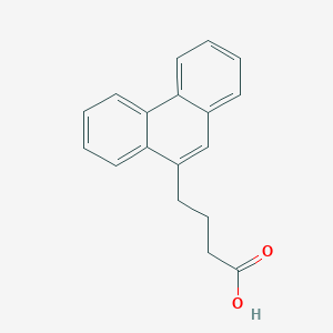 B3055974 9-Phenanthrenebutanoic acid CAS No. 68151-16-6