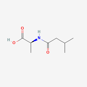 molecular formula C8H15NO3 B3055989 Isovalerylalanine CAS No. 68219-63-6