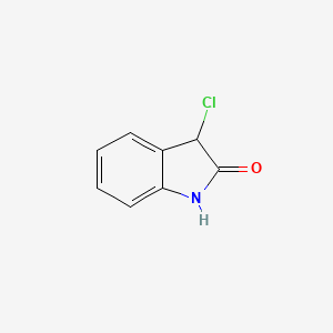 molecular formula C8H6ClNO B3055993 3-chloro-1,3-dihydro-2H-indol-2-one CAS No. 68235-96-1
