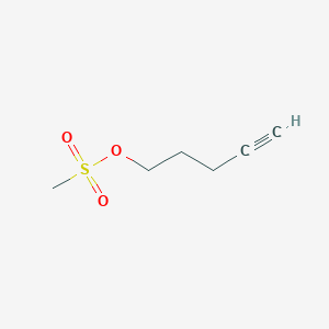 B3056000 4-Pentynyl methanesulfonate CAS No. 68275-03-6