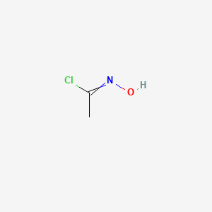molecular formula C2H4ClNO B3056010 Ethanimidoyl chloride, N-hydroxy- CAS No. 683-58-9