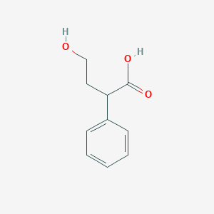 molecular formula C10H12O3 B3056023 4-Hydroxy-2-phenylbutanoic acid CAS No. 6837-26-9