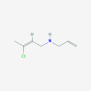 molecular formula C7H12ClN B3056025 (2Z)-N-Allyl-3-chlorobut-2-EN-1-amine CAS No. 683769-64-4