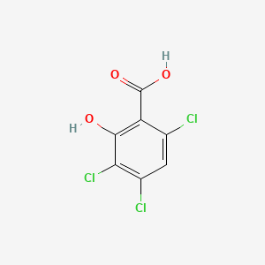 molecular formula C7H3Cl3O3 B3056033 Benzoic acid, 3,4,6-trichloro-2-hydroxy- CAS No. 68427-31-6