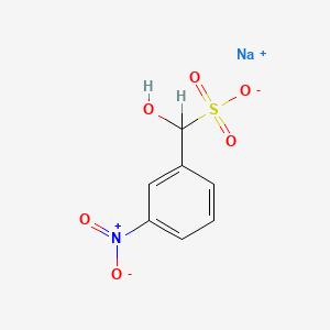 molecular formula C7H6NNaO6S B3056039 Sodium alpha-hydroxy-m-nitrotoluene-alpha-sulphonate CAS No. 68444-12-2