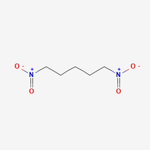 molecular formula C5H10N2O4 B3056044 1,5-Dinitropentane CAS No. 6848-84-6