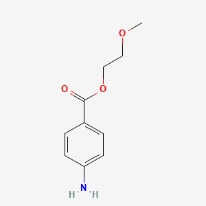 molecular formula C10H13NO3 B3056062 2-Methoxyethyl 4-aminobenzoate CAS No. 68599-71-3