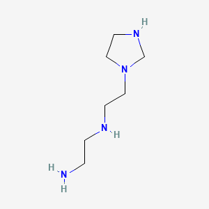 molecular formula C7H18N4 B3056073 N-(2-(Imidazolidin-1-yl)ethyl)ethylenediamine CAS No. 68758-73-6