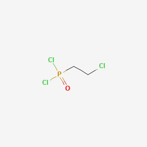 molecular formula C2H4Cl3OP B3056102 (2-Chloroethyl)phosphonic dichloride CAS No. 690-12-0
