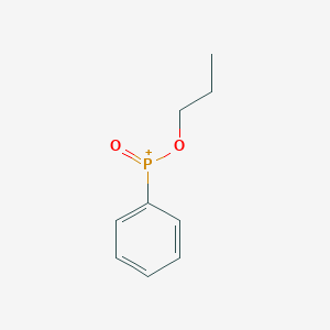 molecular formula C9H12O2P+ B3056112 Phosphinic acid, phenyl-, propyl ester CAS No. 6911-99-5
