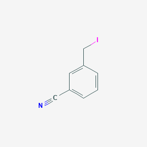 molecular formula C8H6IN B3056113 3-(Iodomethyl)benzonitrile CAS No. 69113-58-2