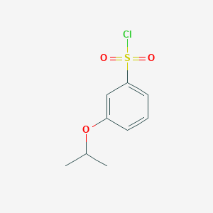 molecular formula C9H11ClO3S B3056115 3-Isopropoxybenzene-1-sulfonyl chloride CAS No. 69129-61-9