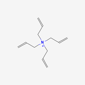 molecular formula C12H20N+ B3056119 Tetraprop-2-enylazanium CAS No. 6919-32-0