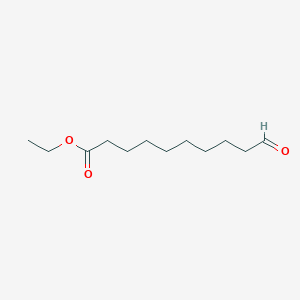 molecular formula C12H22O3 B3056122 Ethyl 10-oxodecanoate CAS No. 692-87-5