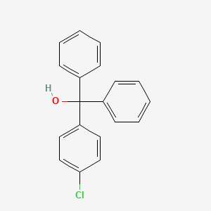 molecular formula C19H15ClO B3056124 (4-Chlorophenyl)(diphenyl)methanol CAS No. 6922-89-0