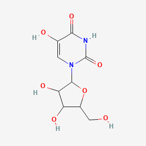 molecular formula C9H12N2O7 B3056136 5-Hydroxyuridine CAS No. 69321-95-5