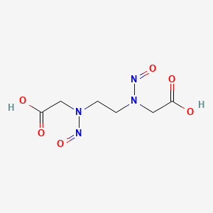 molecular formula C6H10N4O6 B3056153 Glycine,N,N'-1,2-ethanediylbis[N-nitroso- (9CI) CAS No. 6943-40-4