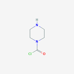 molecular formula C5H9ClN2O B3056157 Piperazine-1-carbonyl chloride CAS No. 69433-07-4