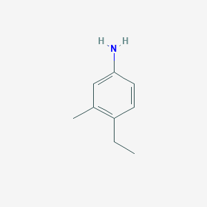 molecular formula C9H13N B3056165 4-Ethyl-3-methylaniline CAS No. 69450-94-8