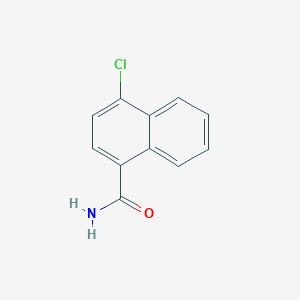 molecular formula C11H8ClNO B3056171 4-Chloro-1-naphthamide CAS No. 6948-43-2