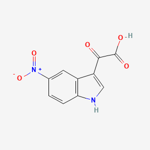 molecular formula C10H6N2O5 B3056179 2-(5-nitro-1H-indol-3-yl)-2-oxoacetic acid CAS No. 6953-39-5