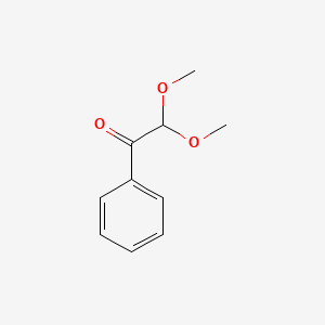 molecular formula C10H12O3 B3056185 2,2-Dimethoxy-1-phenylethanone CAS No. 6956-56-5