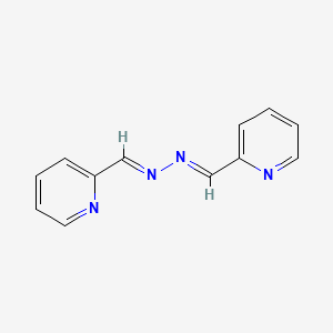 molecular formula C12H10N4 B3056186 Pyridine-2-carbaldehyde (2-pyridylmethylene)hydrazone CAS No. 6957-24-0
