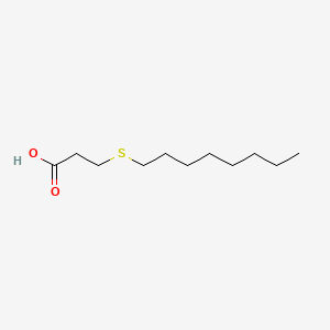 molecular formula C11H22O2S B3056202 3-(Octylthio)propionic acid CAS No. 6964-23-4