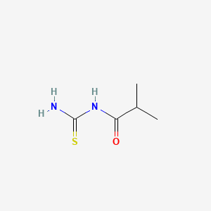 molecular formula C5H10N2OS B3056203 N-Carbamothioylisobutyramide CAS No. 6965-58-8