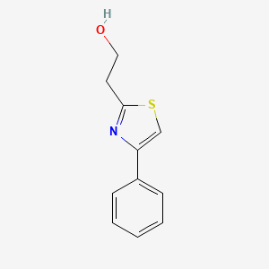 molecular formula C11H11NOS B3056206 2-(4-Phenyl-1,3-thiazol-2-yl)ethanol CAS No. 696602-83-2