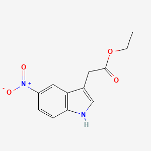 ethyl 2-(5-nitro-1H-indol-3-yl)acetate