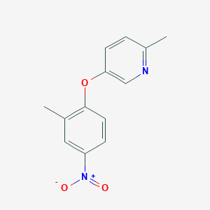 2-Methyl-5-(2-methyl-4-nitrophenoxy)pyridine