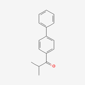 molecular formula C16H16O B3056241 1-(Biphenyl-4-yl)-2-methylpropan-1-one CAS No. 6976-20-1