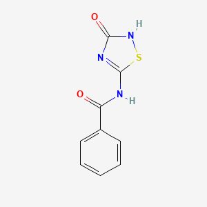 N-(3-hydroxy-1,2,4-thiadiazol-5-yl)benzenecarboxamide