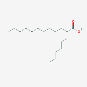 molecular formula C18H36O2 B3056258 2-Hexyldodecanoic acid CAS No. 69848-19-7